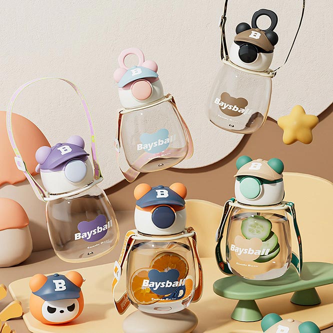 Hat Hat Bear Plastic Cup 750ML