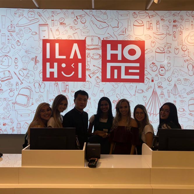 Warm congratulations - the grand opening of the new store in Brazil!