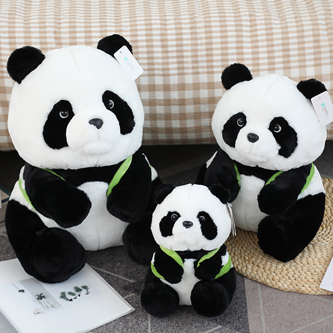 Soft fabrics, silly panda shape