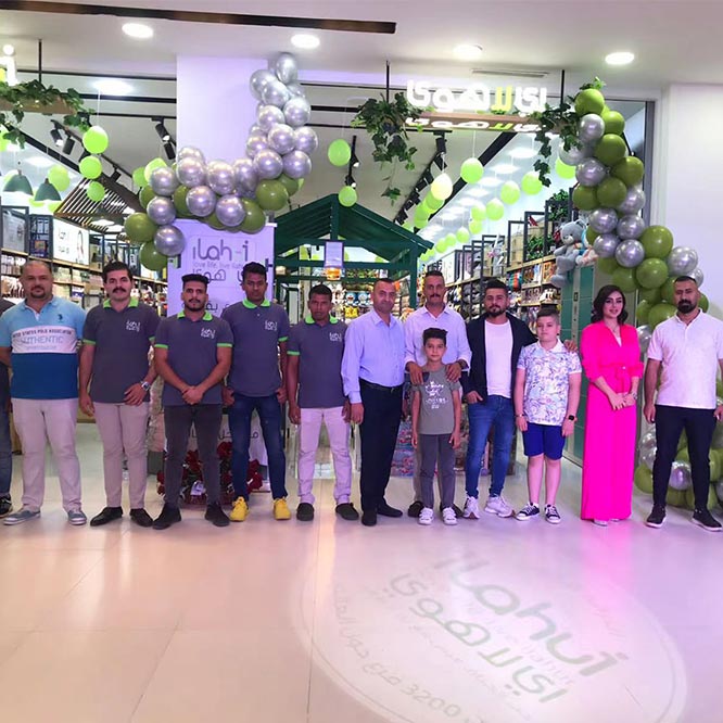 Warm congratulations - the grand opening of the new store in Iraq!