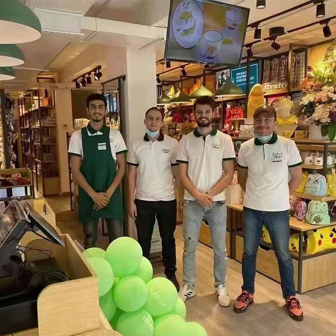 Warm congratulations - the grand opening of the new store in Jordan!