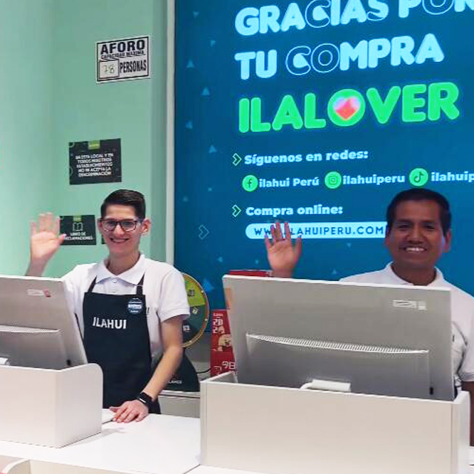 Warm congratulations - the grand opening of the new store in Peru!